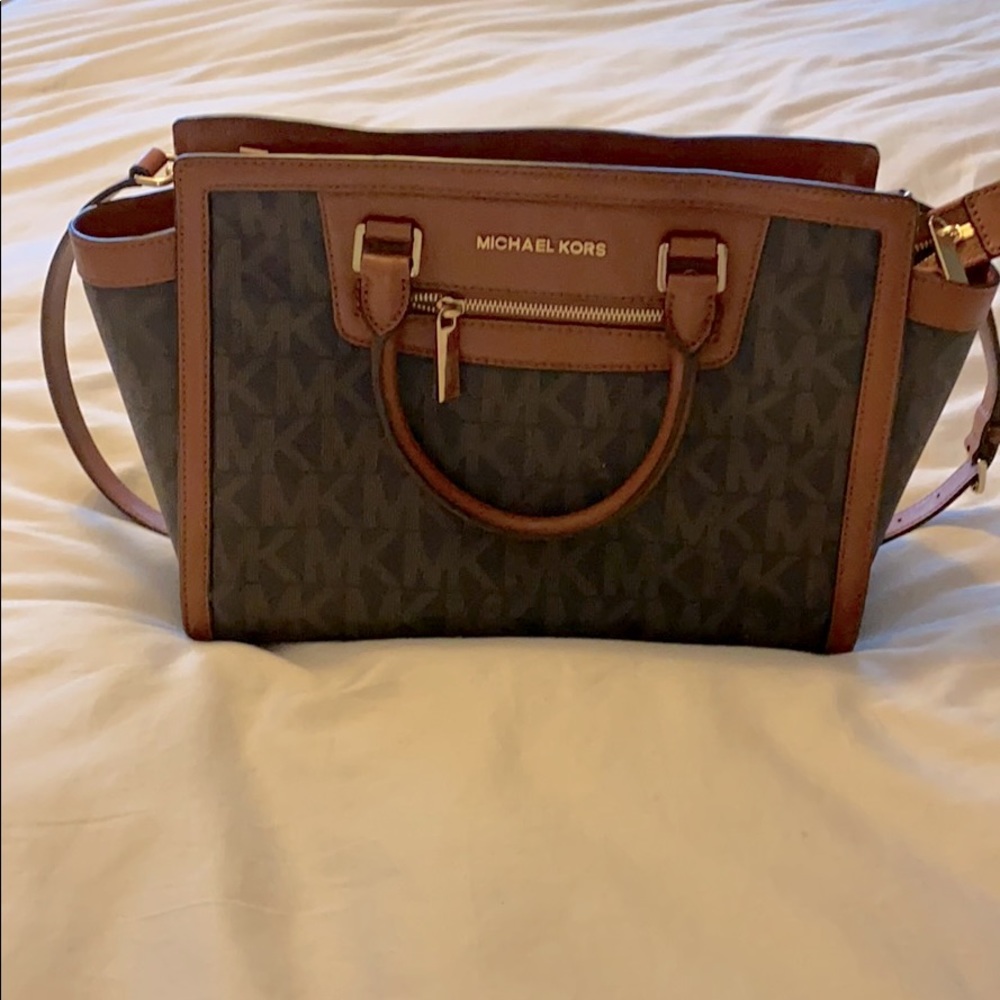 Michael Kors monogrammed large handbag